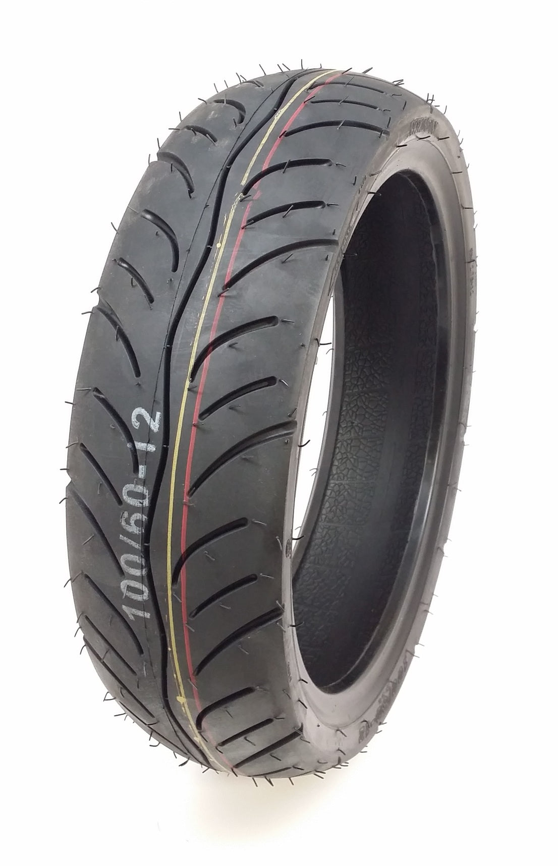 TIRE-0024 - Tubeless Tire 100/60-12 Front/Rear Motorcycle Scooter Performance Pattern Tread