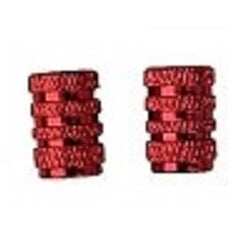 Cap for Valve stem - Red Aluminum