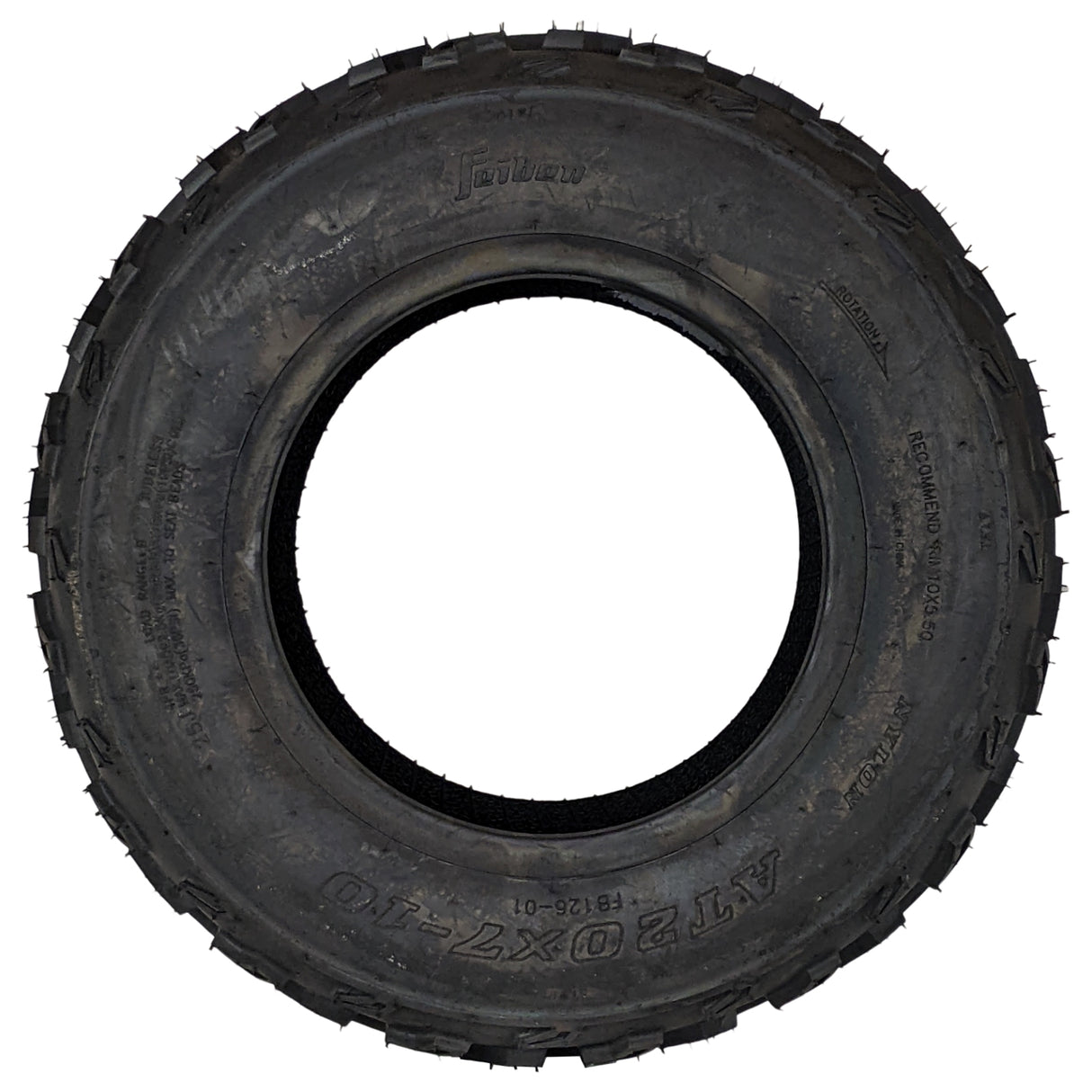 RedCap Front Tire Size 20x7-10 Tubeless Specifically Designed for 10 Inch Front Wheel Rim ATV, UTV, Quad - Precision Designed for Optimal Performance Superior Grip & Longevity
