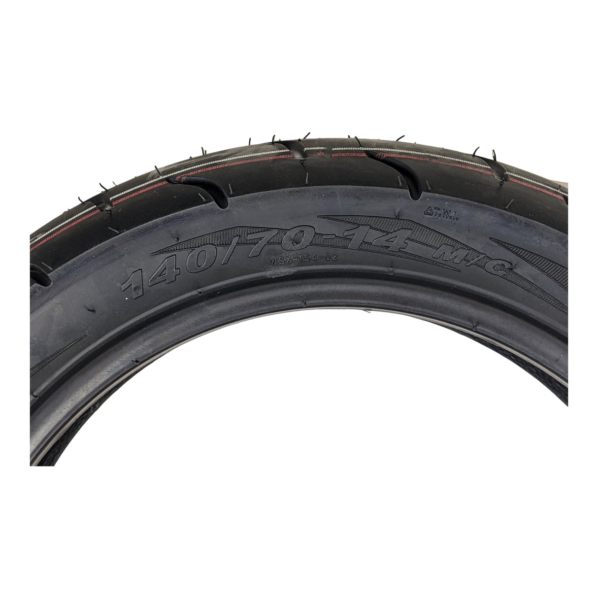 RedCap Tubeless Tire 140/70-14 Front Specifically Designed for Cougar Cycle Falcon 250cc Front Wheel Scooter Motorcycle Precision-Designed for Optimal Performance - Superior Grip & Longevity