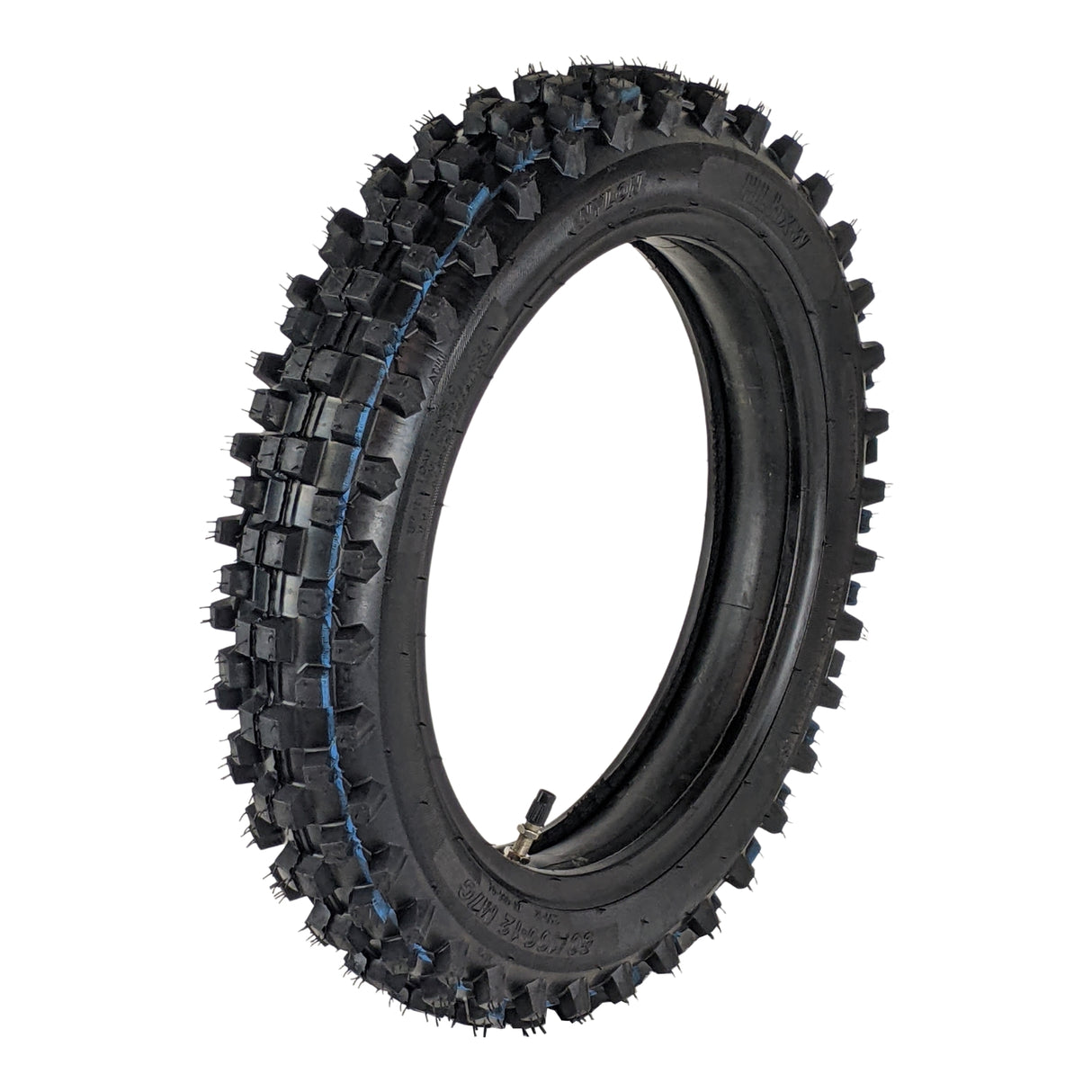 80/100-12 Rear Tire with 3.00-12 Inner Tube - for Off Road Motocross 90cc-125cc, CRF, SSR, SDG, CRF70, CRF110, XR70 Dirt Pit Bikes