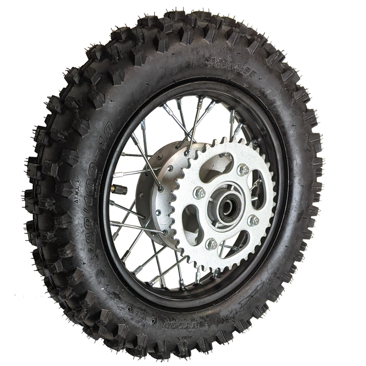 Wheel Rim - Rear - 10" x 1.60 - 12mm ID - Drum Brake - KLX110 KX65 CRF70