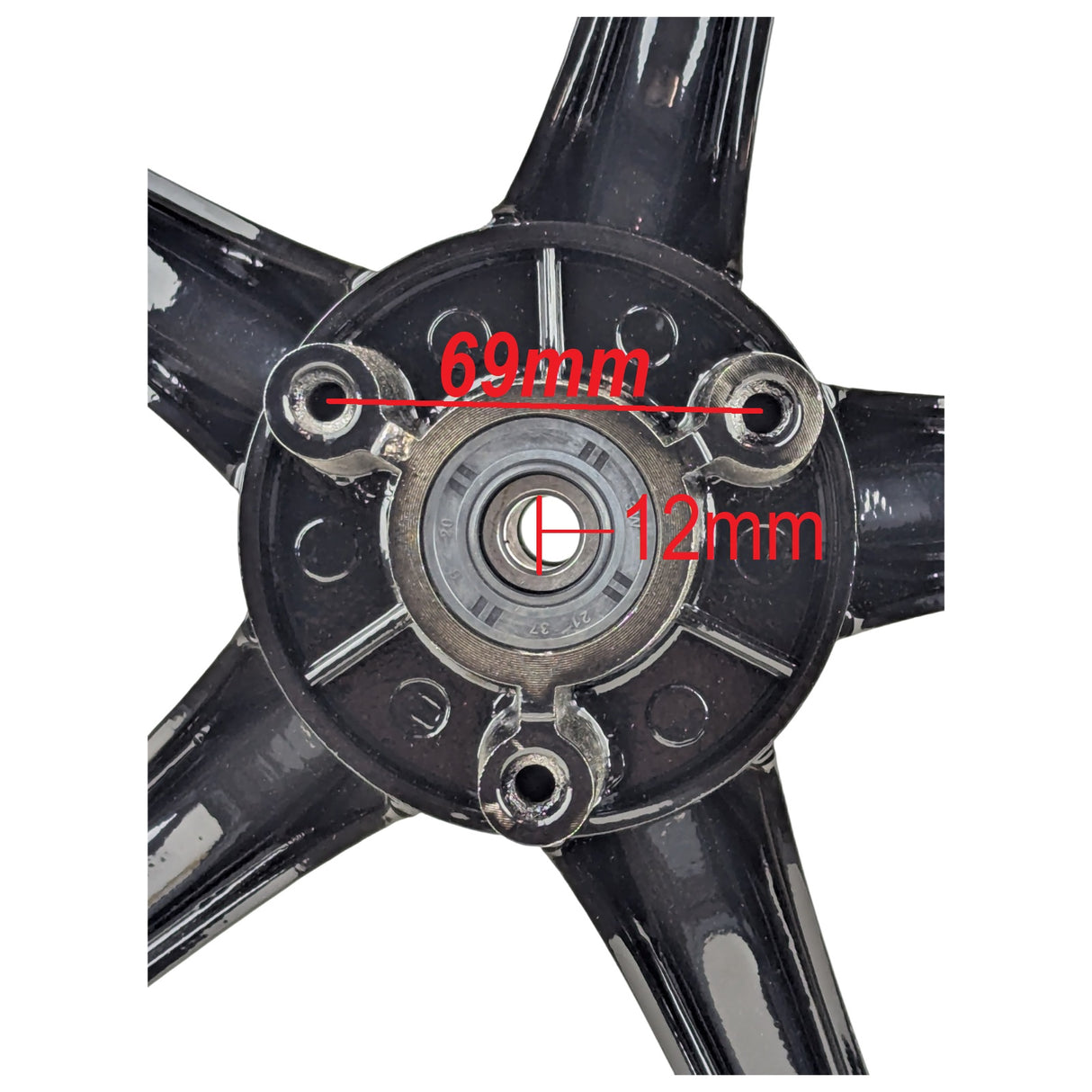 12" Front Wheel Rim 2.50x12 -Disc Brake - 50cc 150cc Scooter - Version