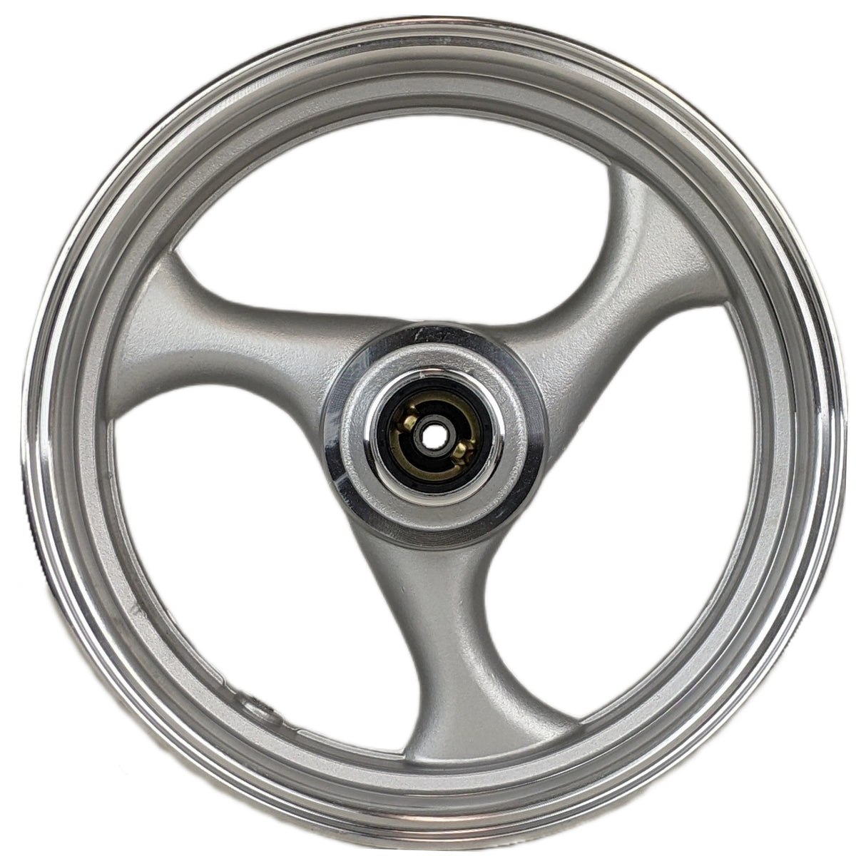 Front Wheel Rim - Tire Rim 13 Inch Mt3.50x13 for Gy6 Scooters - Sleek Black Aluminum Rims 5 Spoke Design for Improved Performance and Style