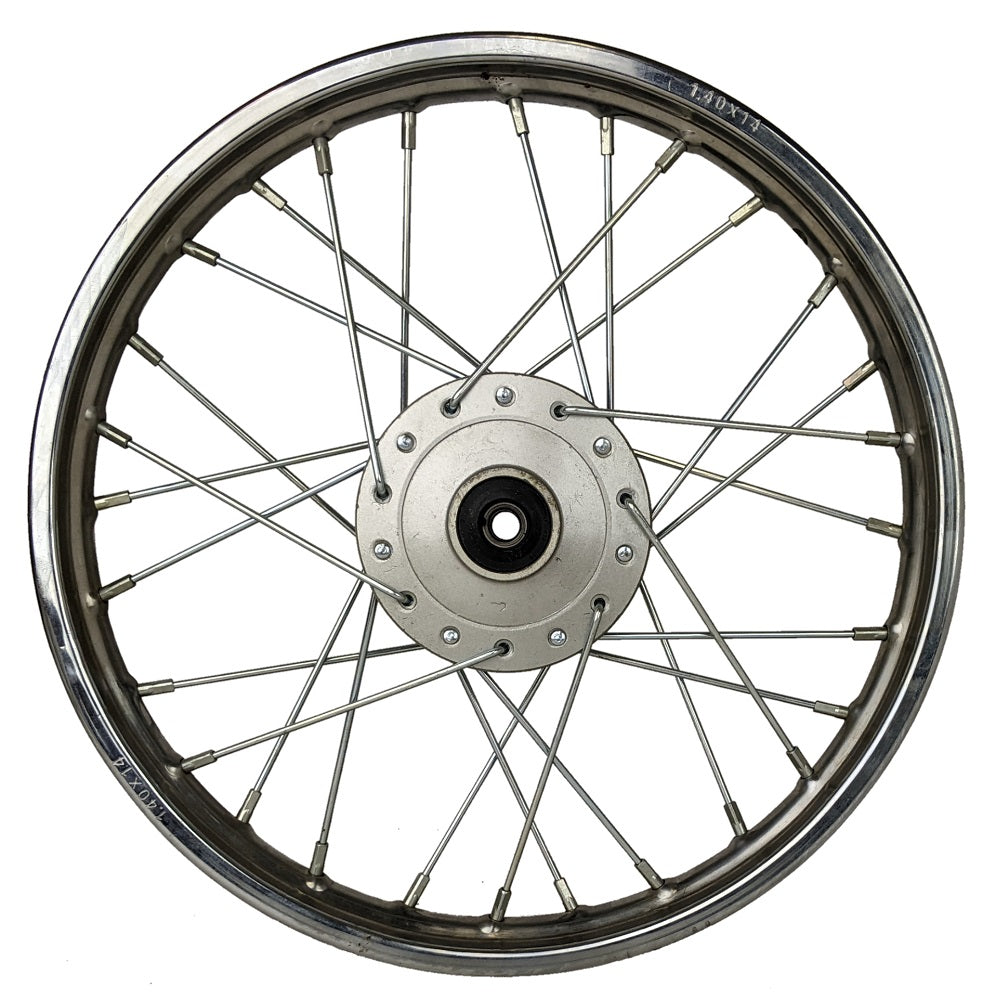 Wheel Rim - Front - 14" Steel 12mm ID - Dirt Bike