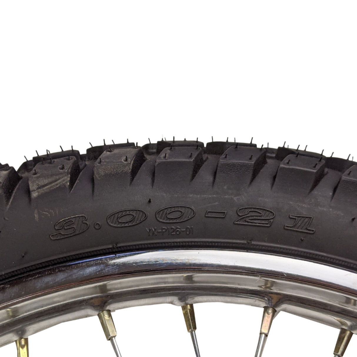 21'' 3.00-21 Front Rim Wheel Tire with Compatible for HAWK 250