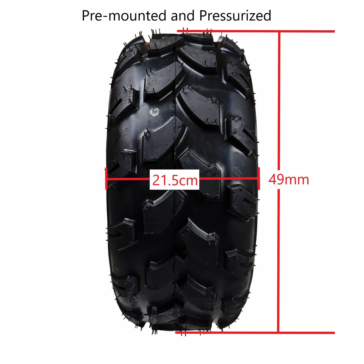 MB20 - Wheel Rear with Tire AT19x7-8