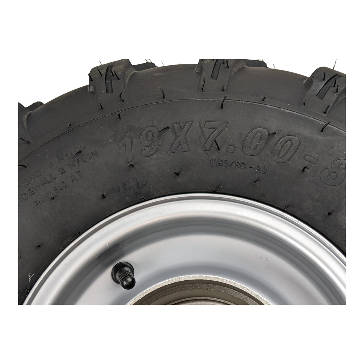 19x7.00-8 Rear Tire & Wheel Rim Pre-mounted for Coleman CT200U BT200X CT200UEX 196cc Hisun 200-3 200-7 Axis M200 Mini Bike