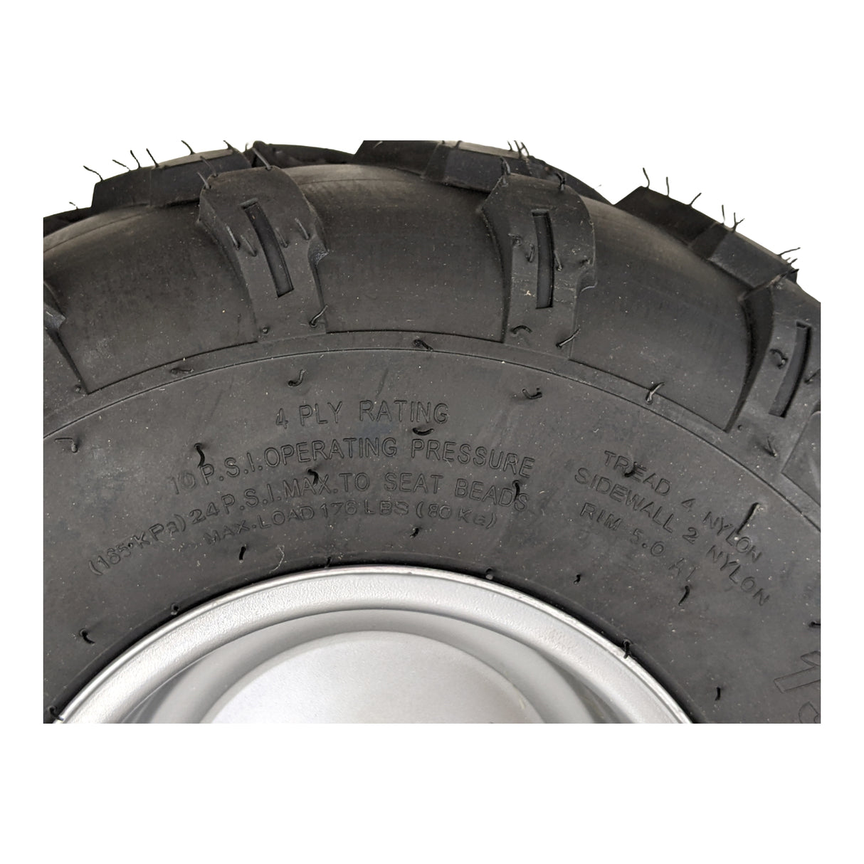 19x7.00-8 Rear Tire & Wheel Rim Pre-mounted for Coleman CT200U BT200X CT200UEX 196cc Hisun 200-3 200-7 Axis M200 Mini Bike