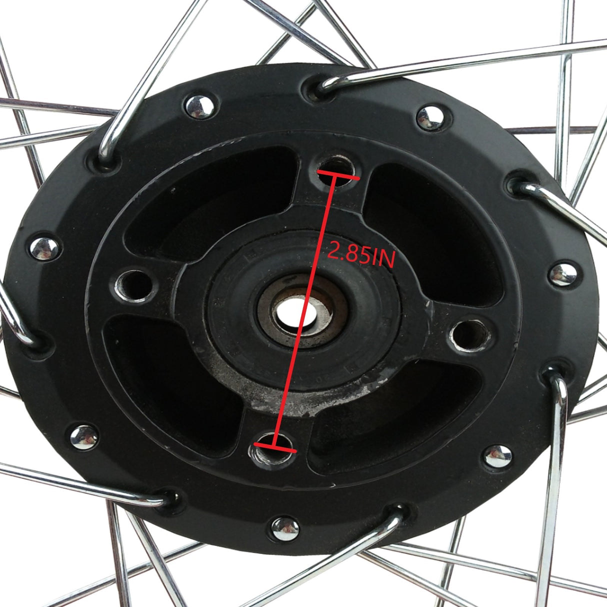 12" x 1.60 Front Wheel Rim Kit 32 Spokes for SSR SDG KC CRF 50cc-125cc Pit Bike - RED