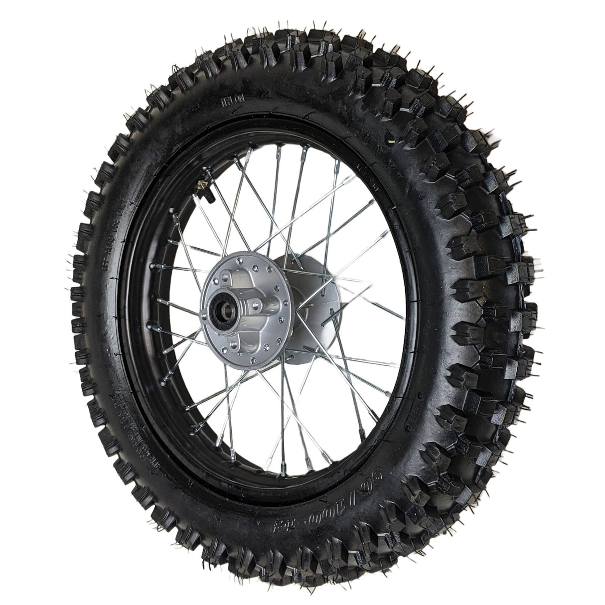 14" Rear Wheel 12mm Axle Hub - Dirt bike Rims, Sprocket, Rear Rotor, and Rear Axle