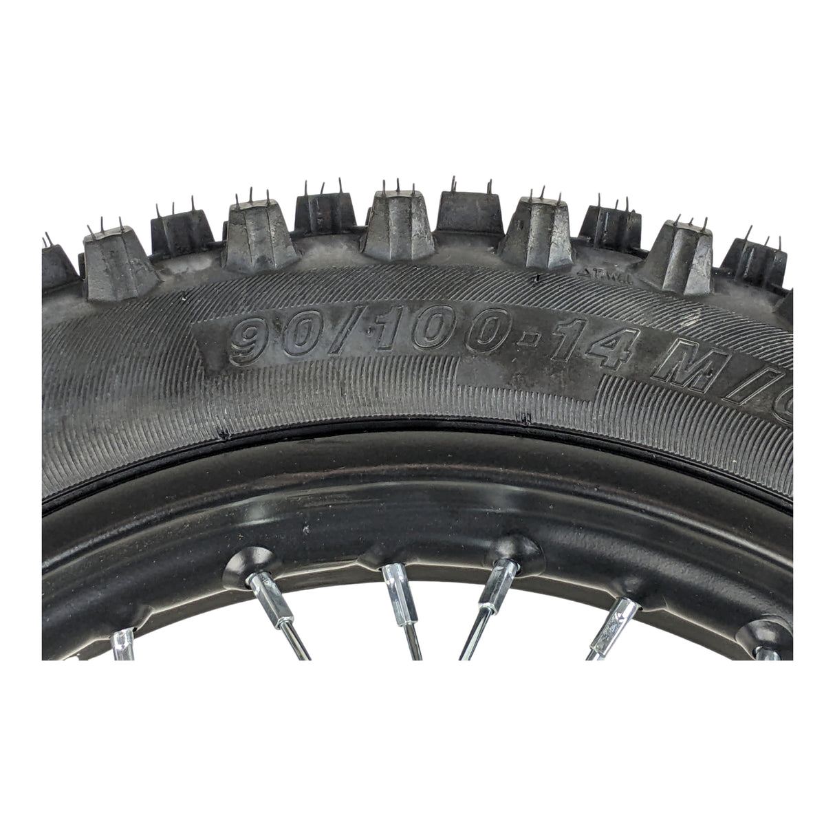 14" Rear Wheel 12mm Axle Hub - Dirt bike Rims, Sprocket, Rear Rotor, and Rear Axle