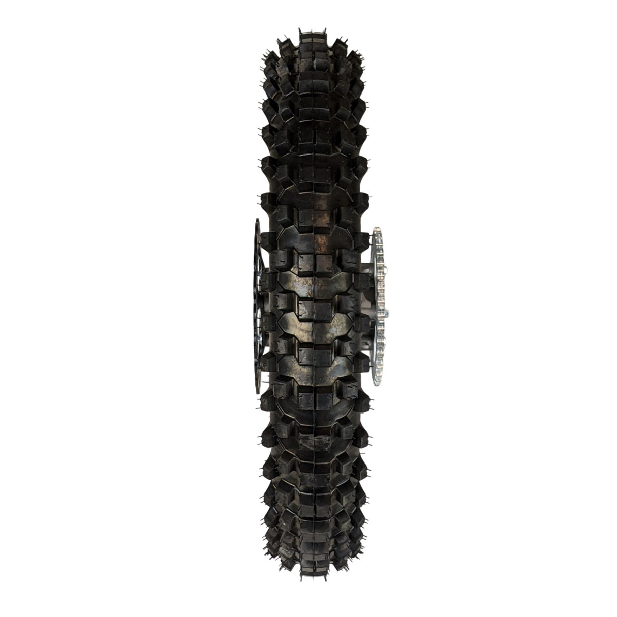 18" Rear Wheel Assembly - Apollo DB-36 Preassembled with Rotor Sprocket Tire and Tube