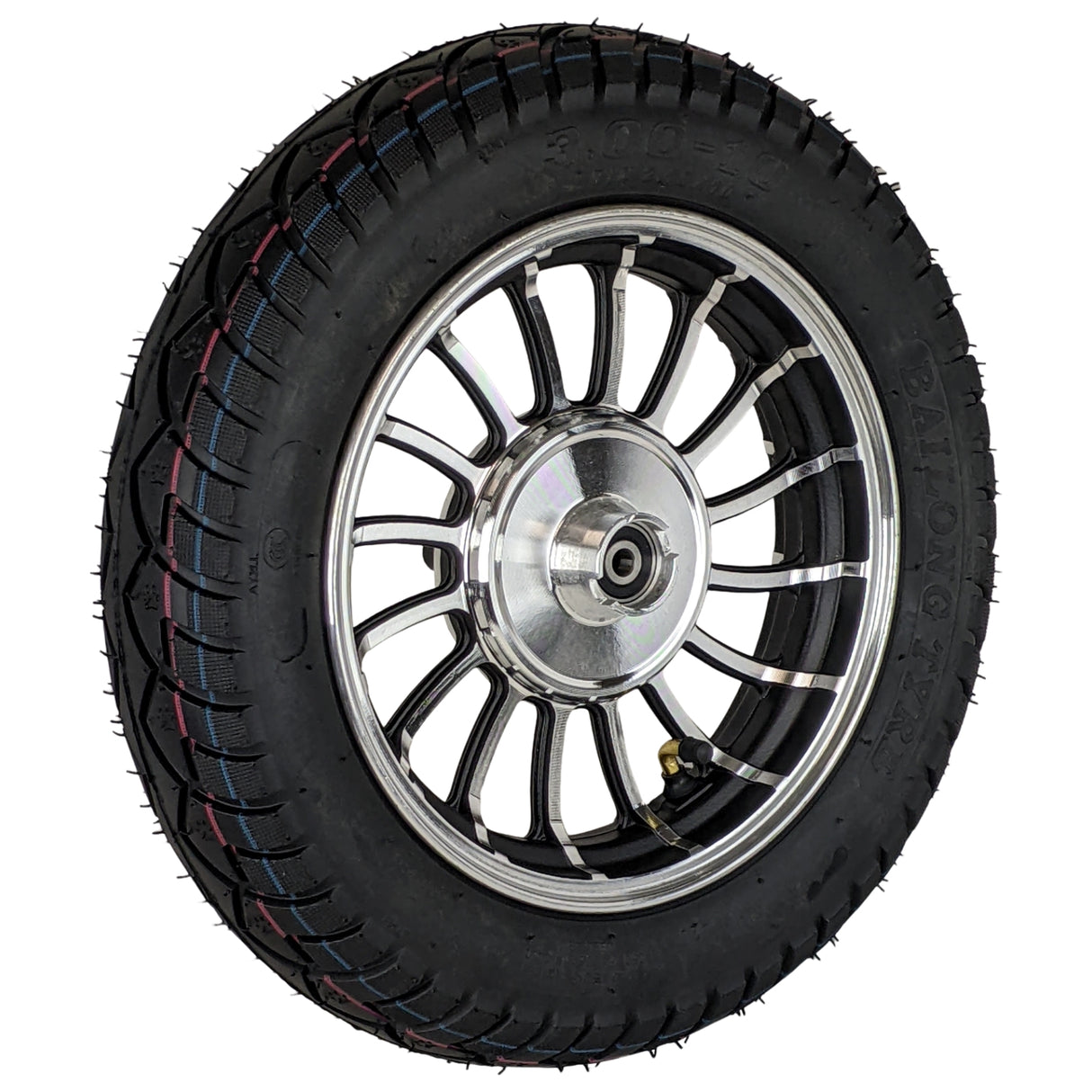 10" 2.15x10 Front Wheel & Tire 3.00-10 Set 50cc Scooters