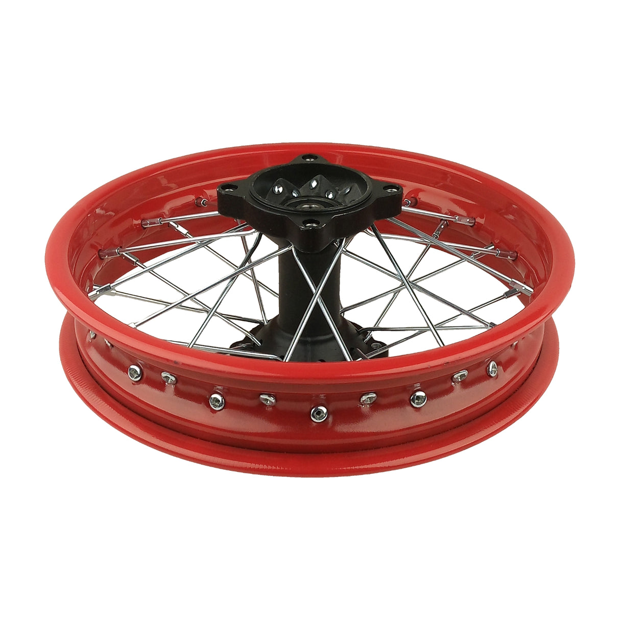 12" Rear Rim Kit for Apollo SSR 125cc XR CRF 70 110 Pit Dirt Bike Motocross Red