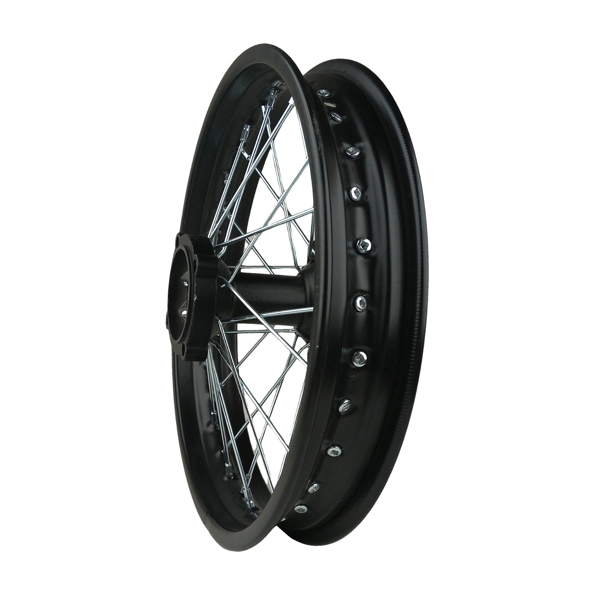 1.85 x 14 Dirt Bike Rear Wheel Rim Kit KLX125 RM80 Apollo 125 Motocross - Black