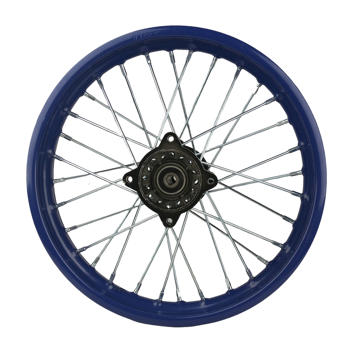 1.85 x 14 Dirt Bike Rear Wheel Rim Kit KLX125 RM80 Apollo 125 Motocross - Blue