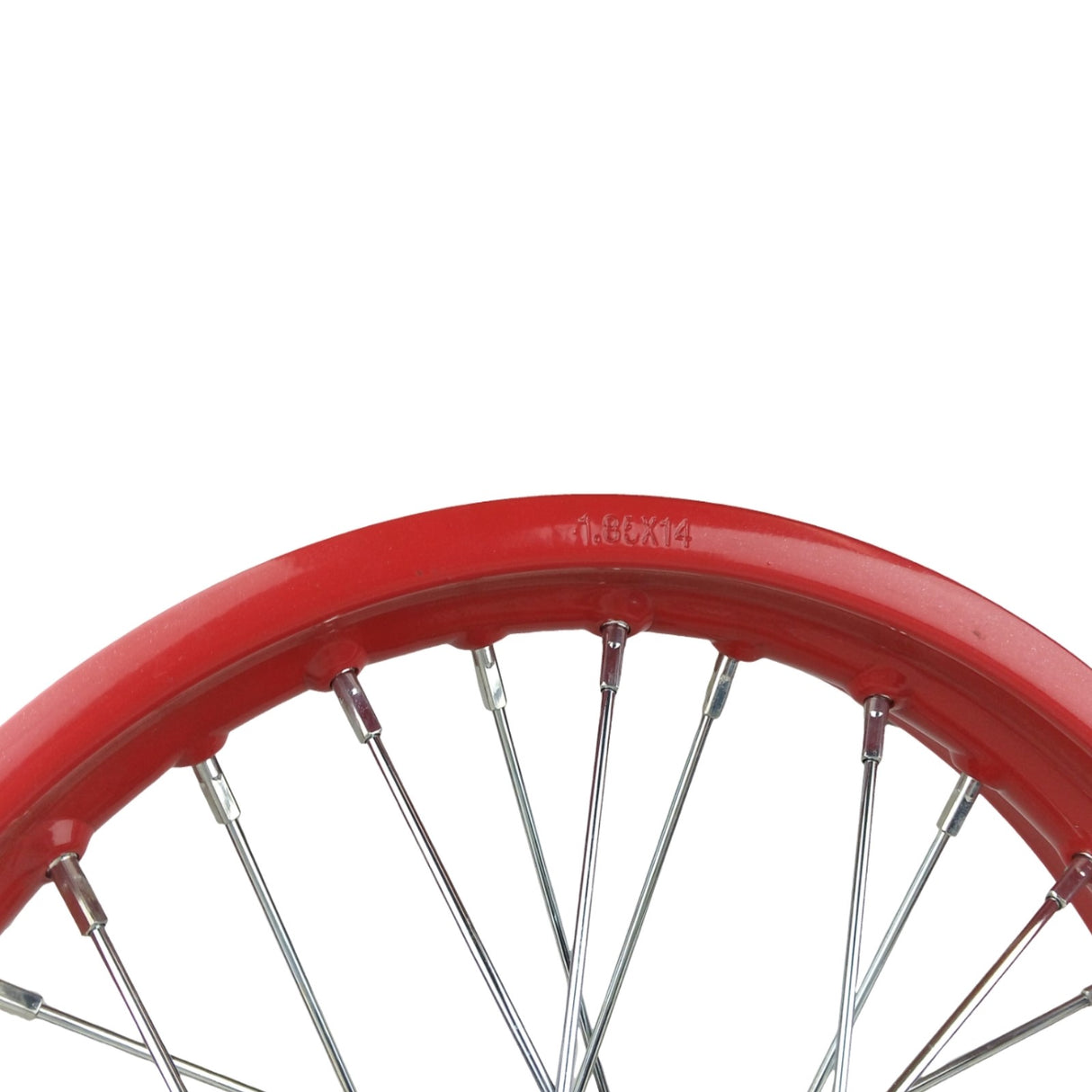 1.85 x 14 Dirt Bike Rear Wheel Rim Kit DB17 KLX125 RM80 Apollo 125 Motocross - Red