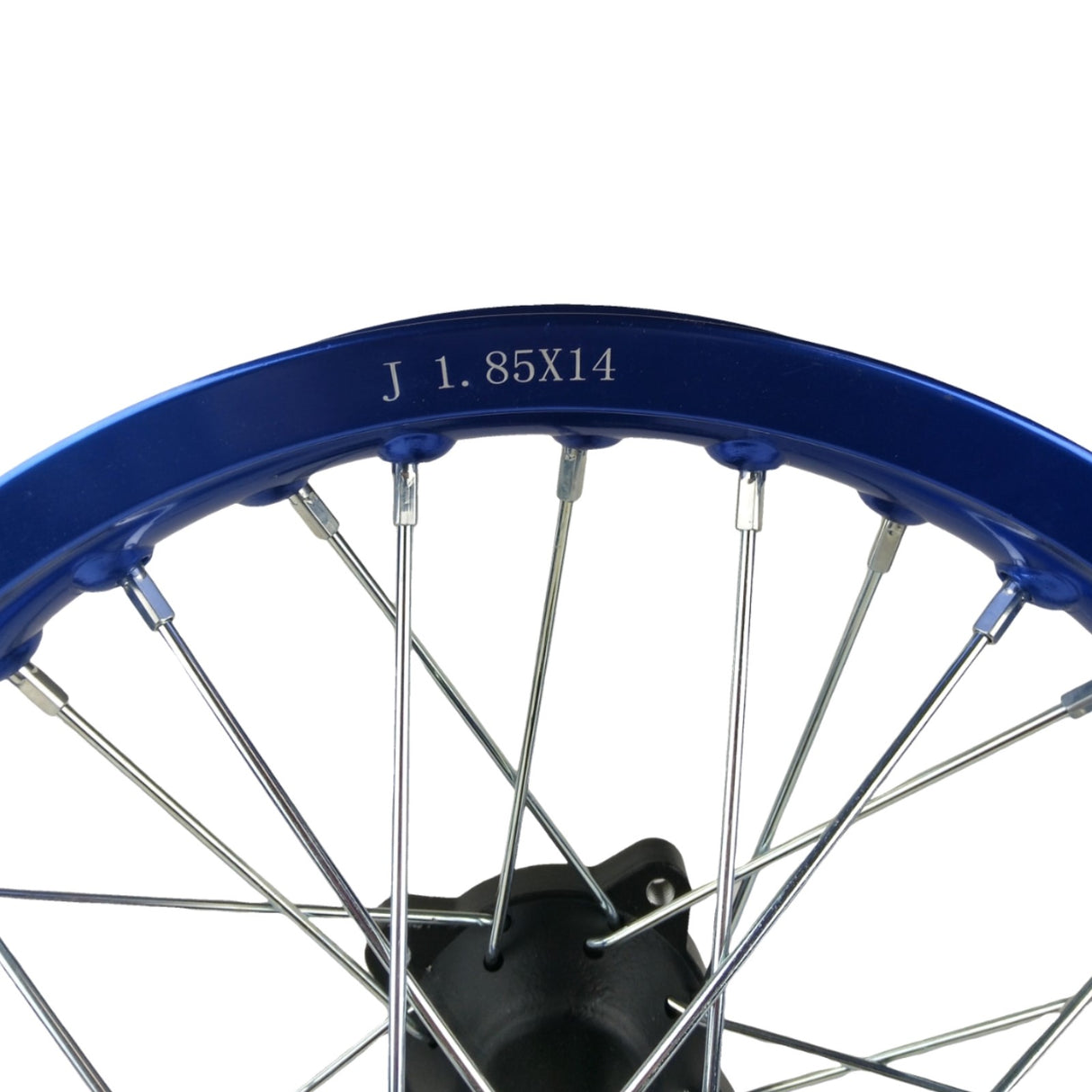 14"x1.85 Rear Wheel Rim Kit 12mm ID for Apollo 50cc-125cc Dirt Pit Bike Blue