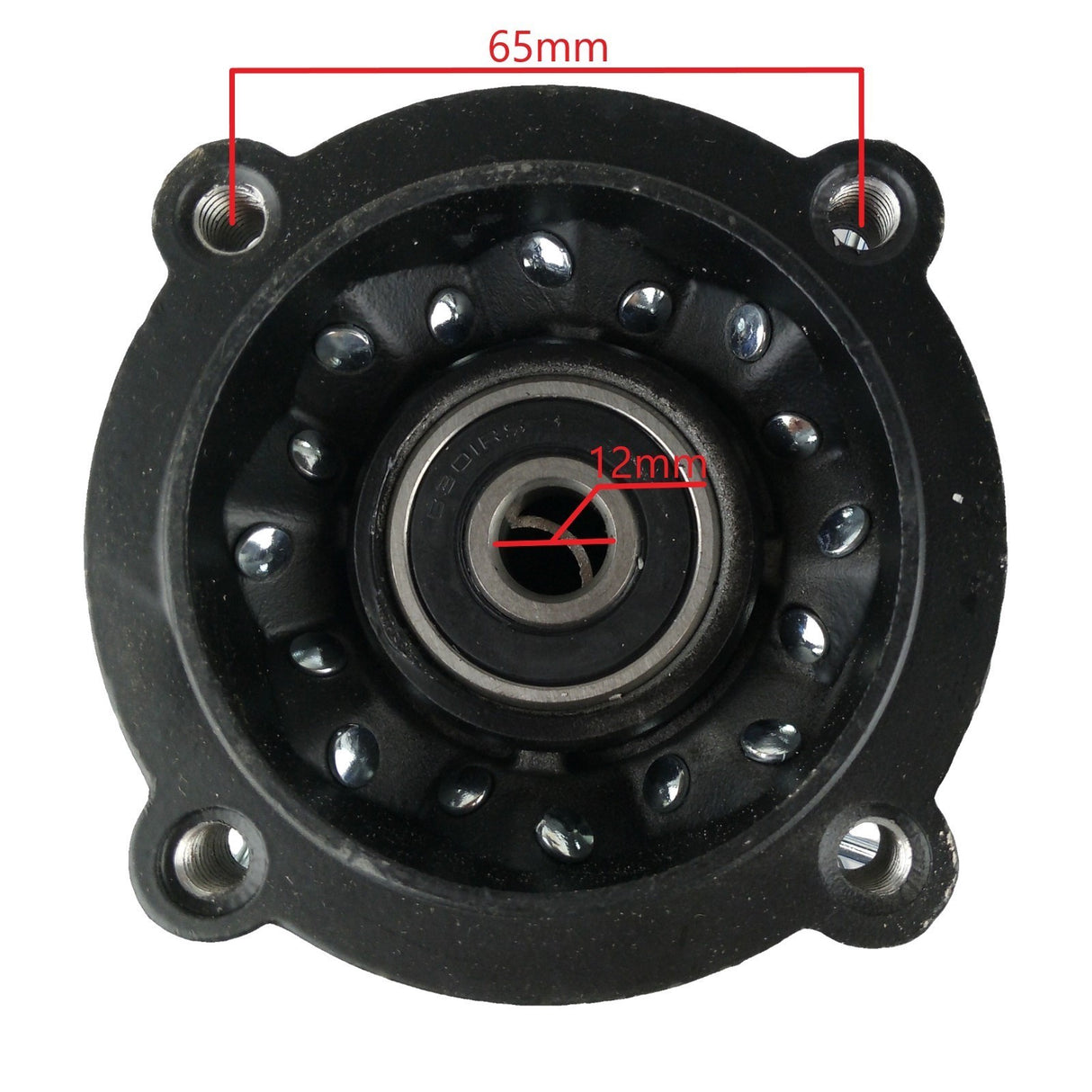 14" x 1.85 Red Rear Wheel Rim Kit 12mm ID for 50cc-125cc Dirt Bikes & Pit Bikes