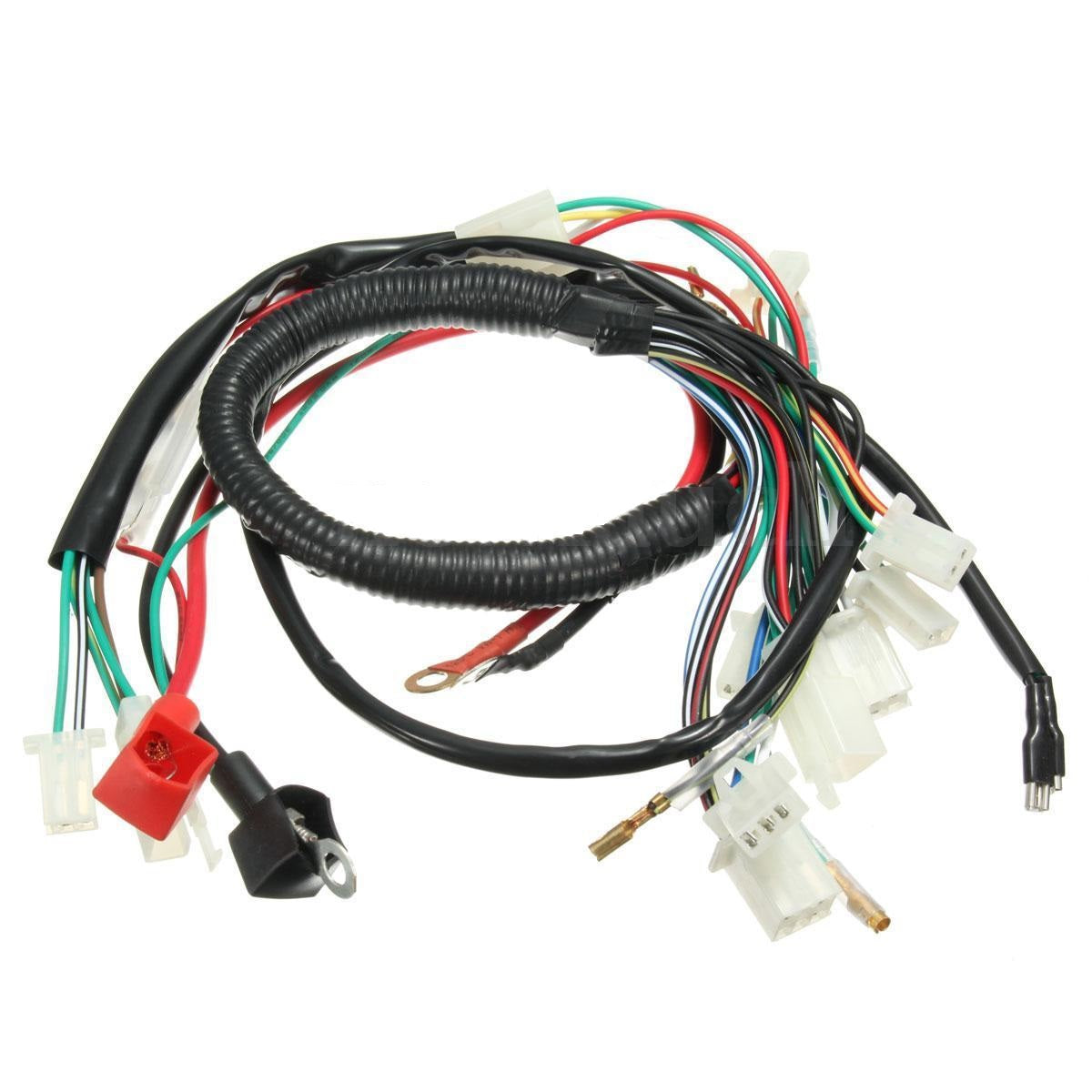 Wiring Harness 110cc ATV Automatic Engine 52FM (Hawk)