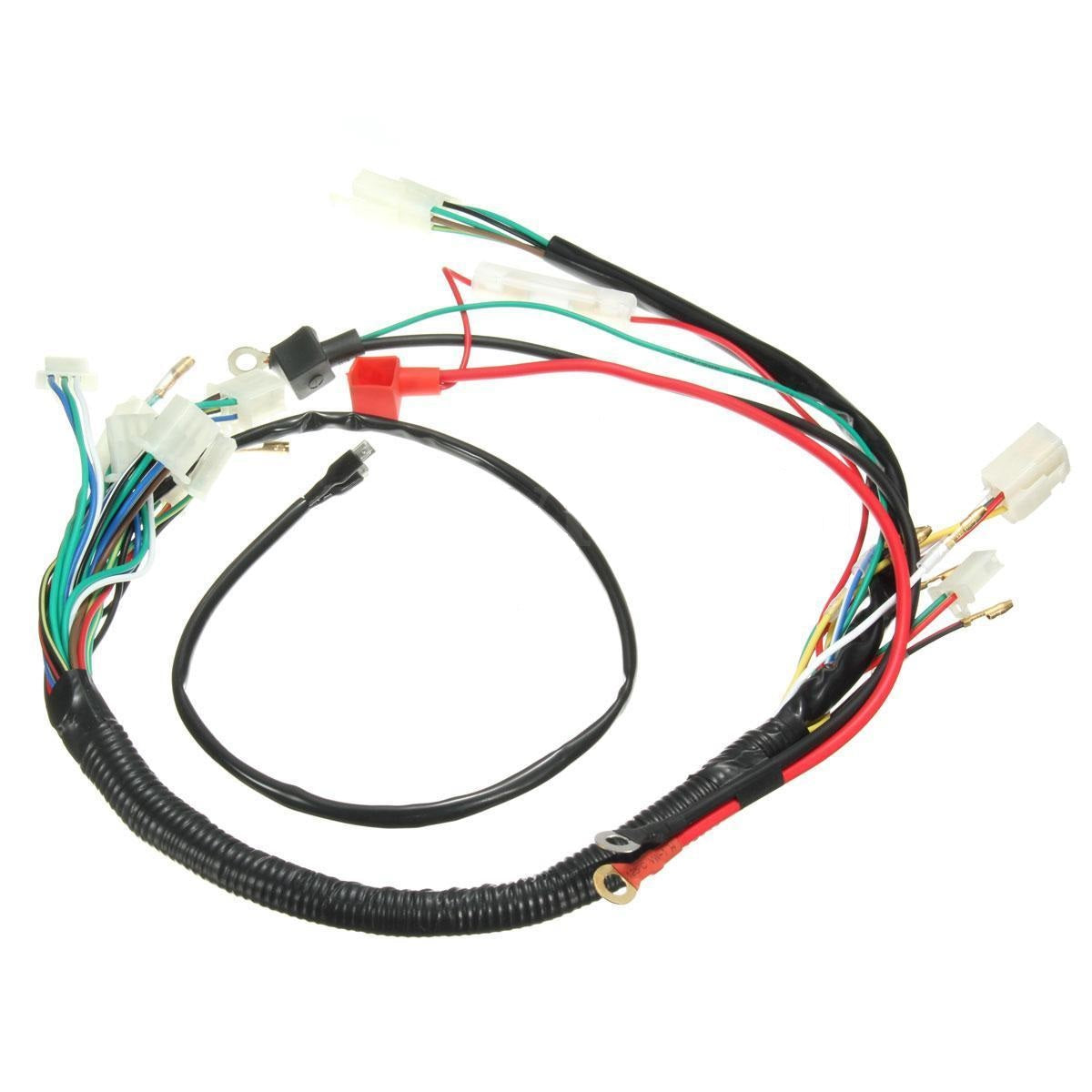 Wiring Harness 110cc ATV Automatic Engine 52FM (Hawk)