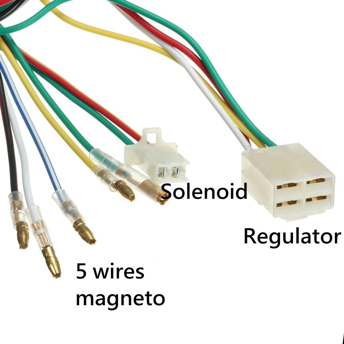 Wiring Harness 110cc ATV Automatic Engine 52FM (Hawk)