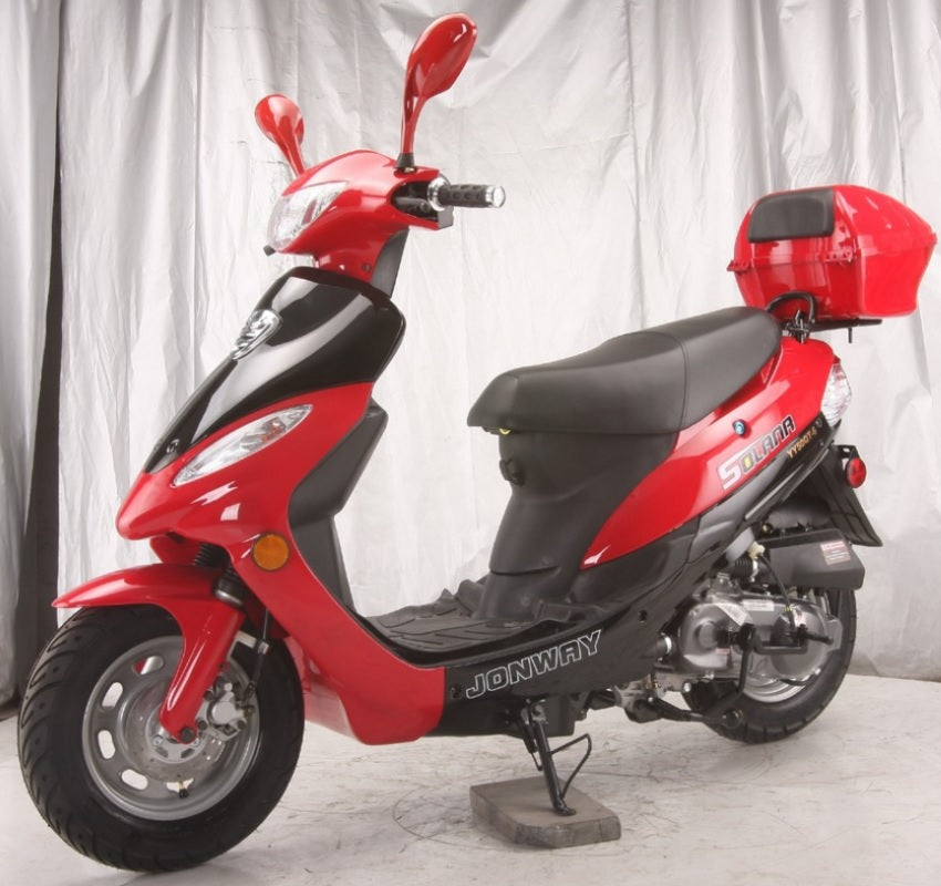 10 - Left Lower Cover - BLACK-ABS Body Parts, Jonway YY50QT-21