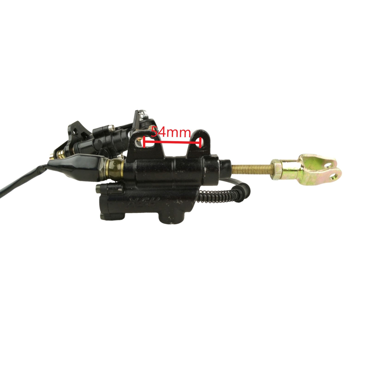 Rear Hydraulic Brake Master Cylinder Caliper Assembly for 50cc 70cc 90cc 110cc 125cc ATV Quad Go Kart