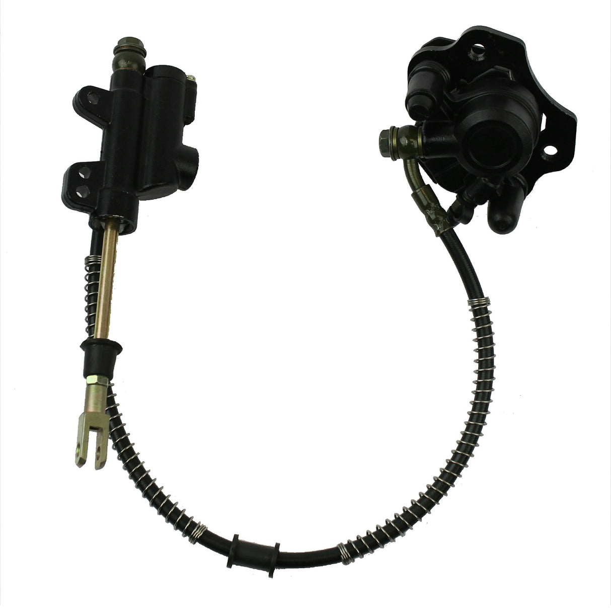 Rear brake Assy 110cc ATV, Hydraulic, Master Cylinder, Hose, and Caliber