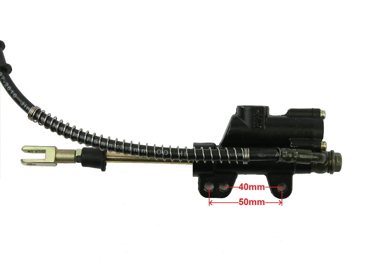 Rear brake Assy 110cc ATV, Hydraulic, Master Cylinder, Hose, and Caliber