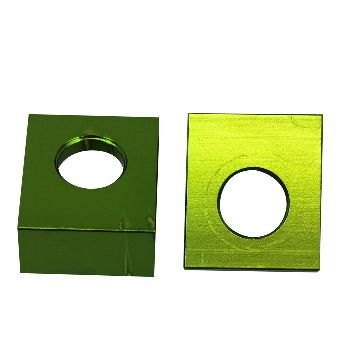 Chain Tensioner Adjuster CNC GREEN, 12mm L Block, Wheel, Dirt Pit Bike 110cc 125cc