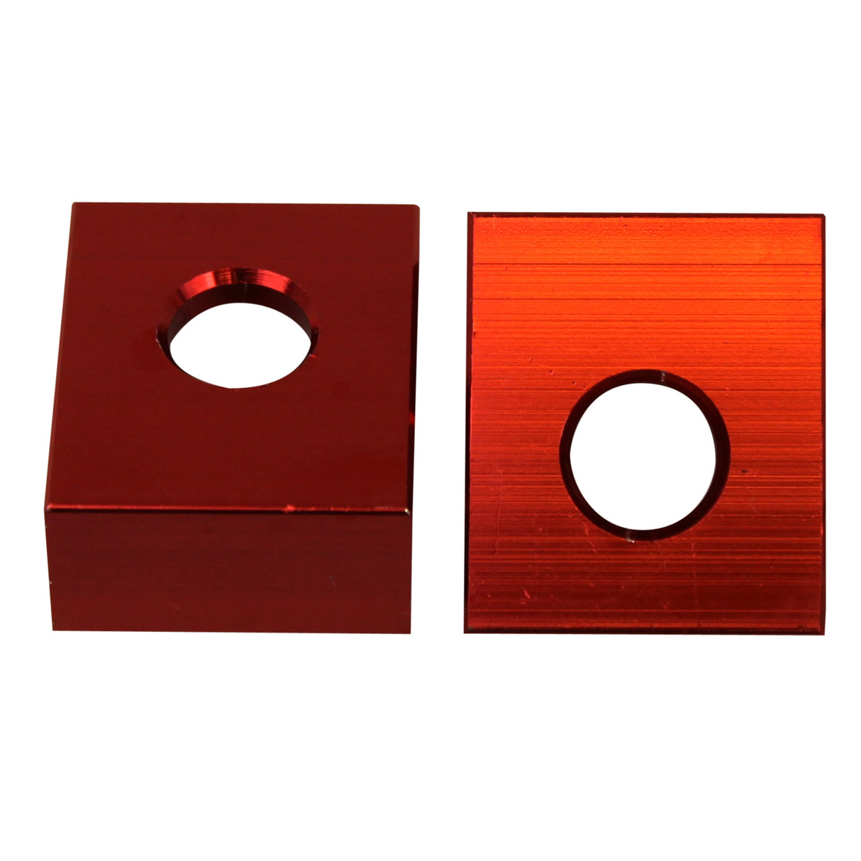 Chain Tensioner Adjuster CNC RED, 12mm L Block, Wheel, Dirt Pit Bike 110cc 125cc