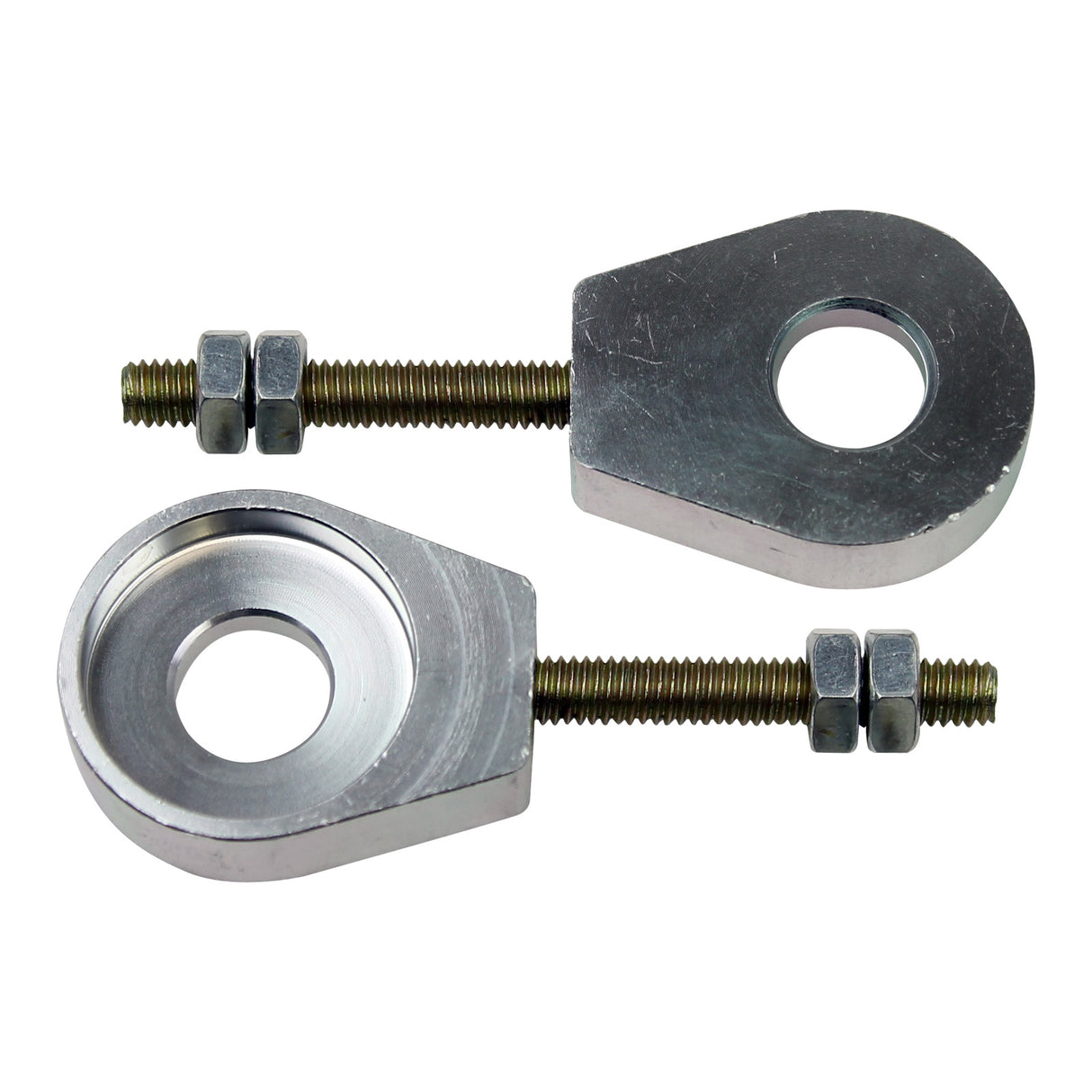 Chain adjuster CNC Aluminum Dirt Bike 12mm - SILVER
