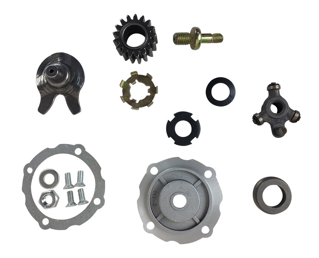 17 Tooth Clutch Assembly with Reverse Compatible with 50cc 110cc 125cc 135cc ATVs Dirt Bikes