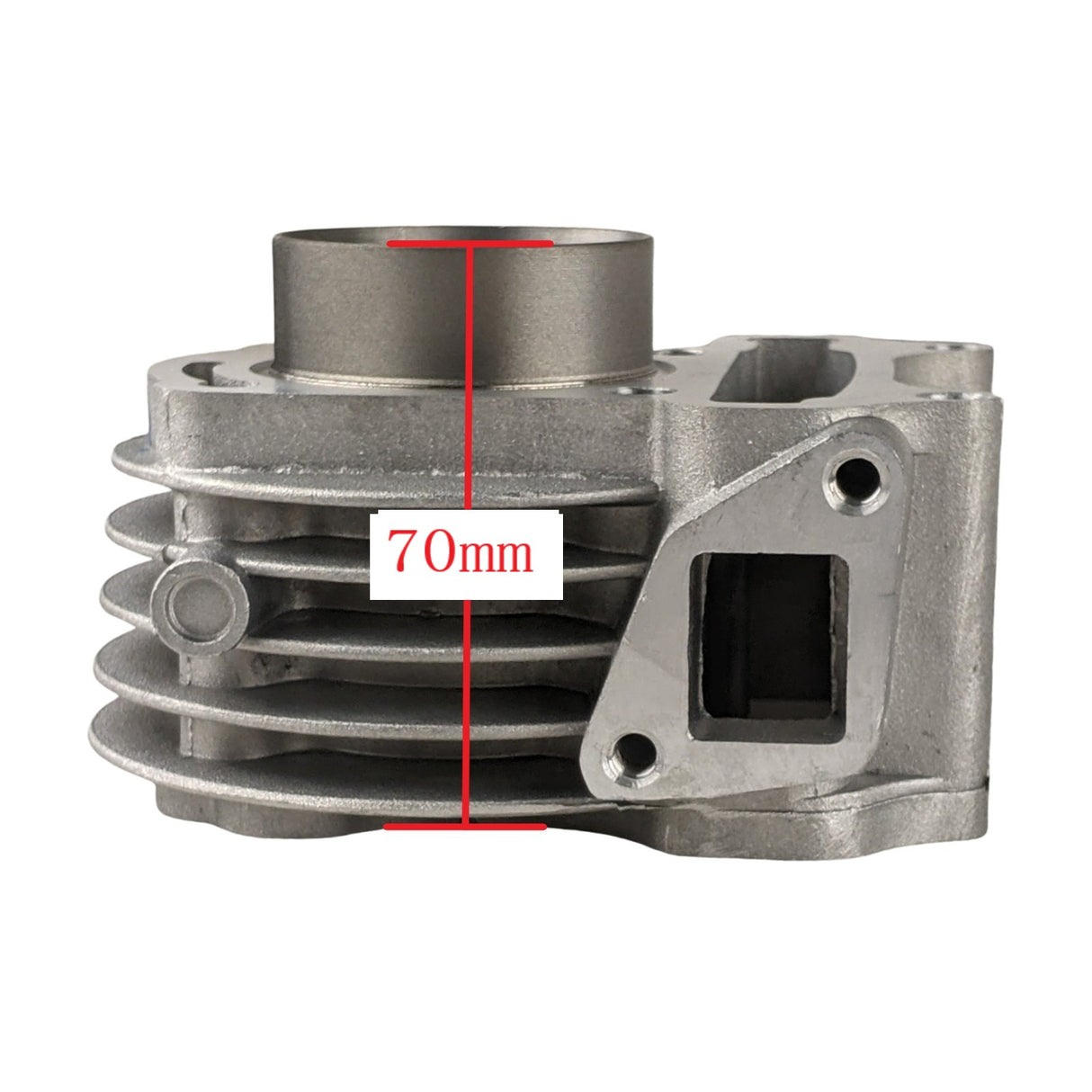 48mm Big Bore Cylinder Kit with Piston Rings & Gasket Set Compatible with GY6 50cc 139QMB 4-Stroke Engines