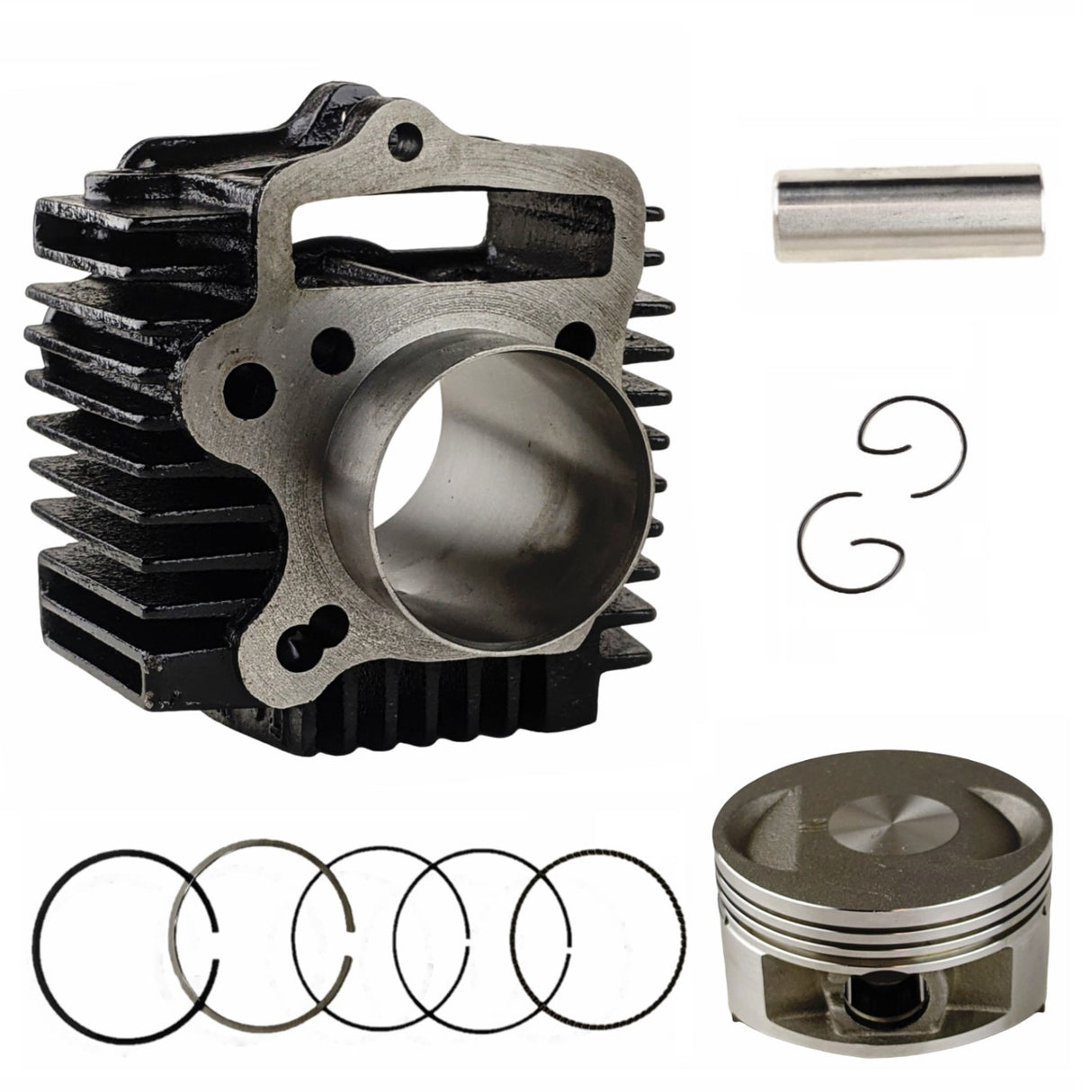 50mm Bore Cylinder Block Compatible with 110cc 4-Stroke ATV Dirt Bike Pit Bike Fits 1P52FMH Engines For Chinese ATC CT XR