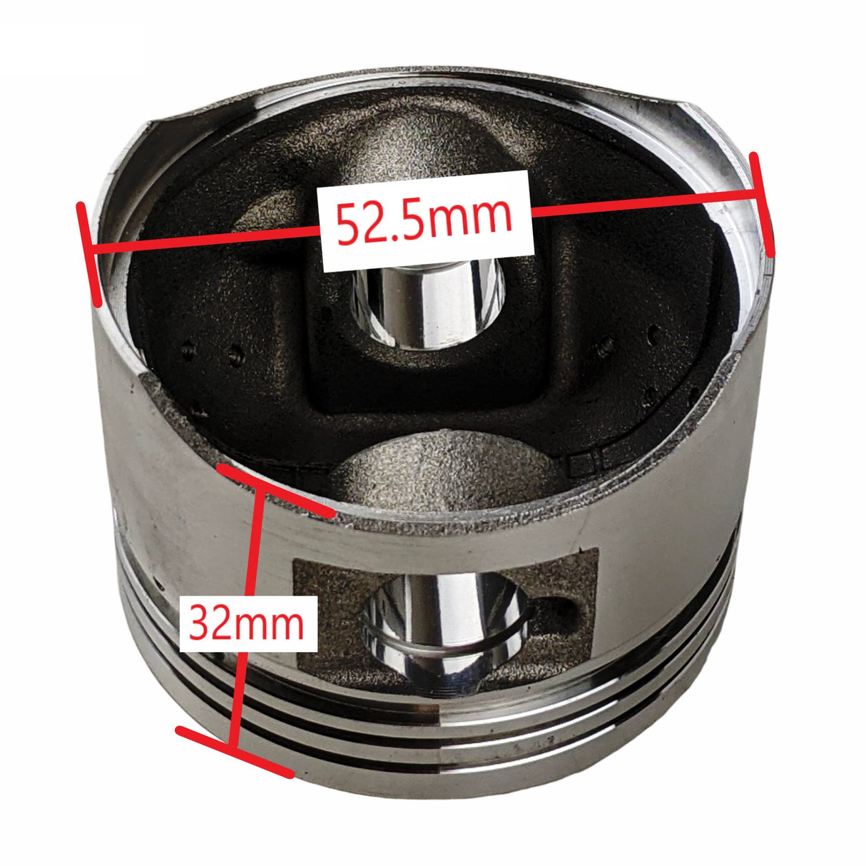 50mm Bore Cylinder Block Compatible with 110cc 4-Stroke ATV Dirt Bike Pit Bike Fits 1P52FMH Engines For Chinese ATC CT XR