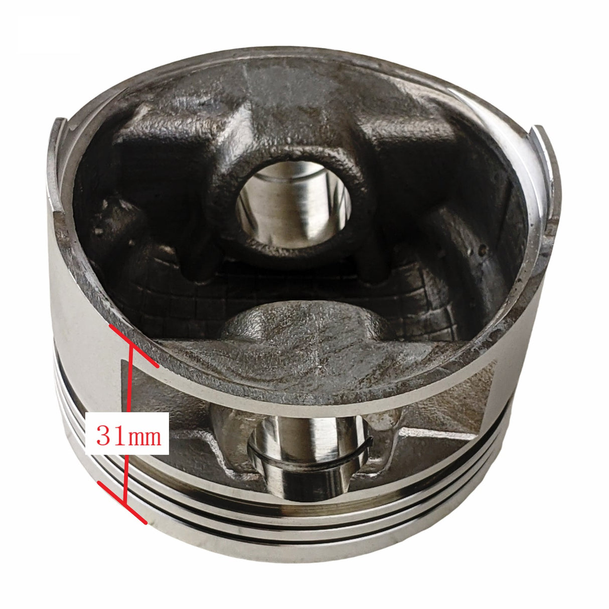 BBK Bottom End ONLY- 61mm GY6 180cc Piston & Ring Set, with wrist pin and Cylinder