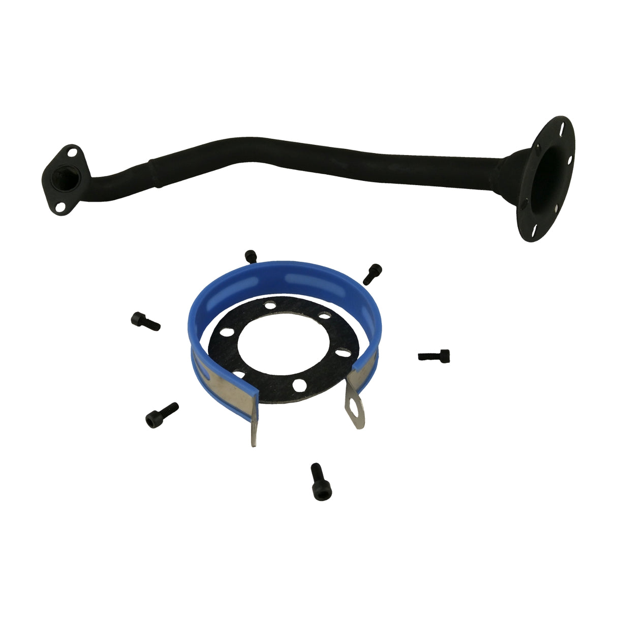 Complete Header Pipe Kit Assy for 150cc GY6 High Flow Exhaust Scooter Moped