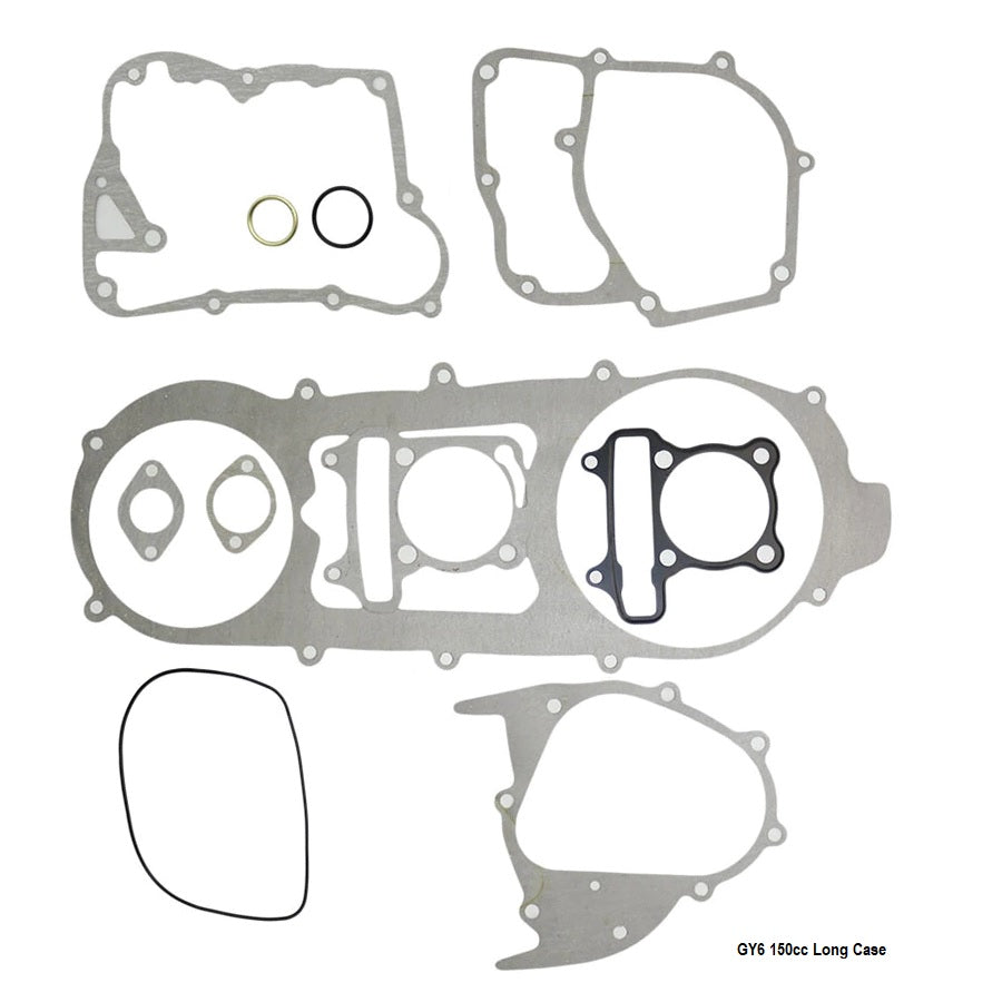 Engine Gaskets, 170cc GY6 Long Case Engine 54mm Spacing - Version A