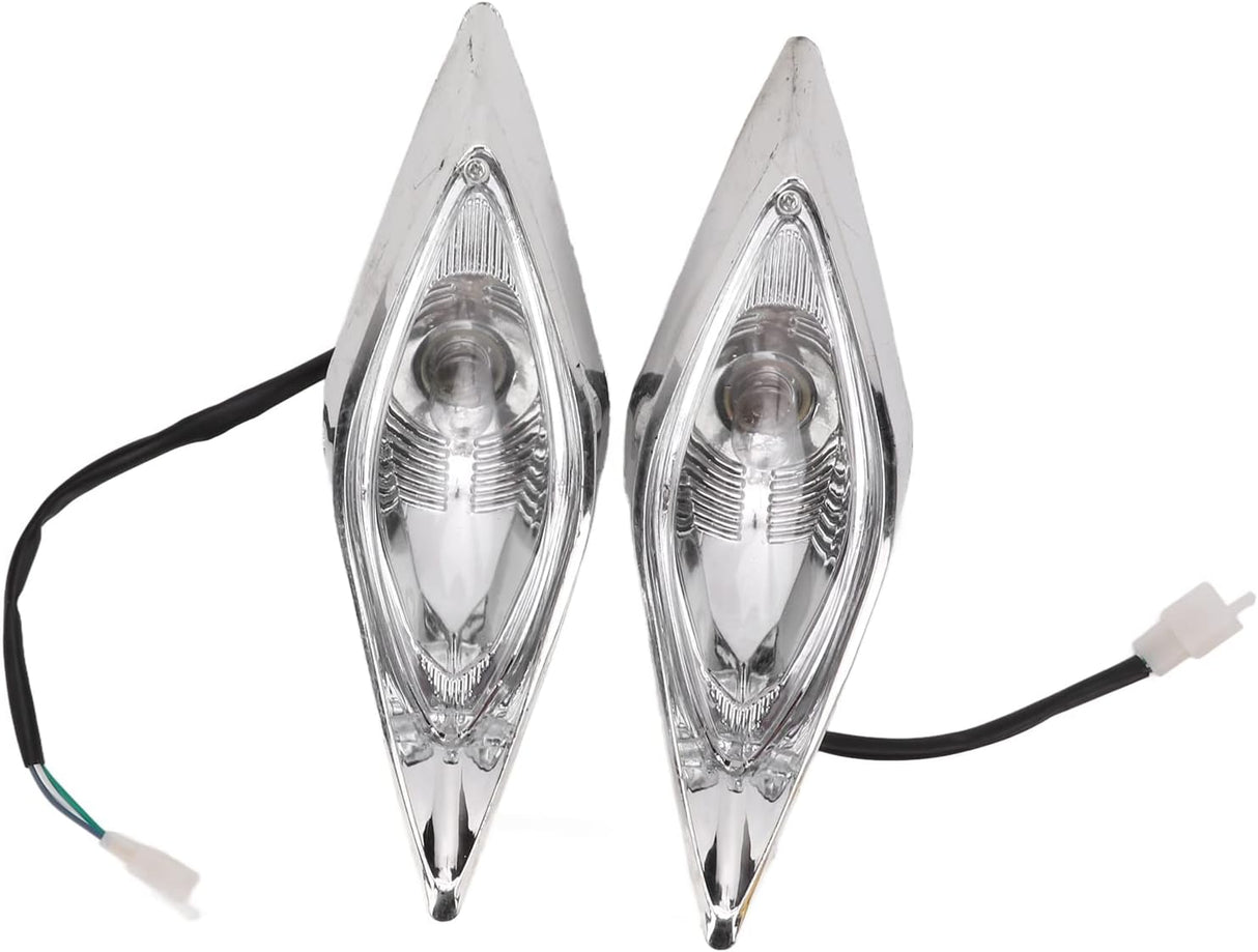 RedCap ATV Headlights 32 Included Bulbs - Set of 2 | Fits 110-250CC Chinese ATVs, Compatible with Honda, Yamaha, Kawasaki, Suzuki | Bolt Hole Spacing 127mm | Taotao Kazuma Sunl 4 Wheeler Parts