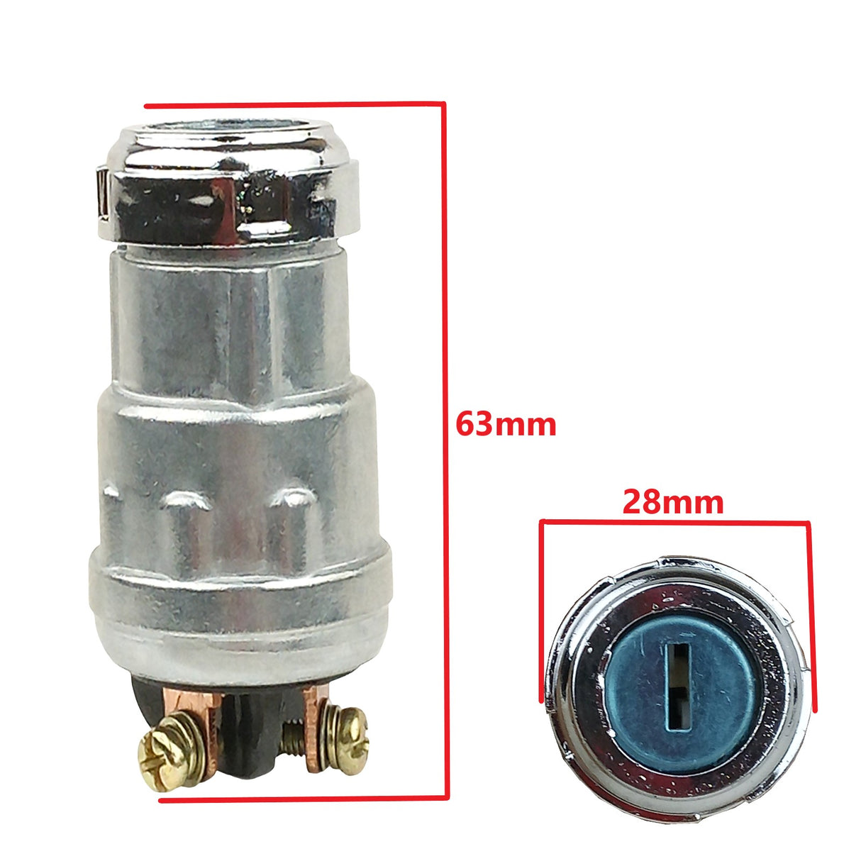 Ignition Key Switch & Lock Set for 90cc-250cc Go-Kart Dune Buggy Cart UTV