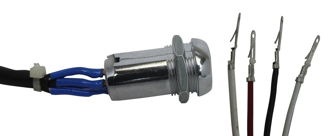 Ignition Key Switch - 4 Wire - Super Pocket Bike ATV Mini-Chopper Pit Scooter