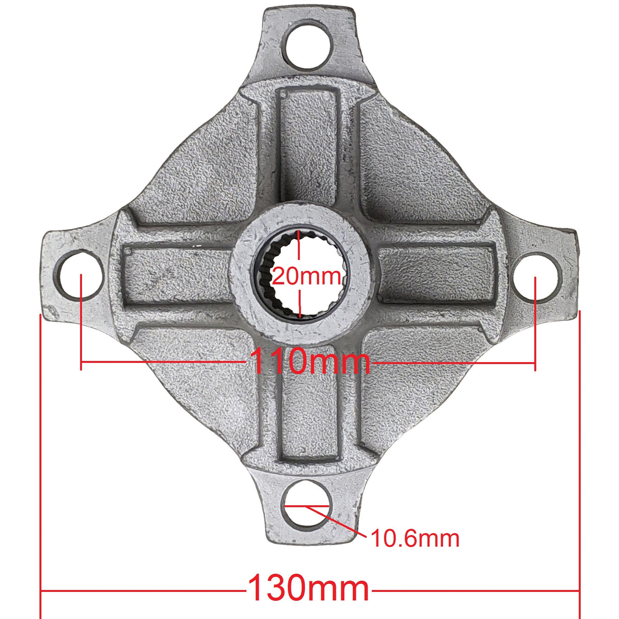 Rear Hub Flange for 125cc Got kart Kandi KD-125FM5