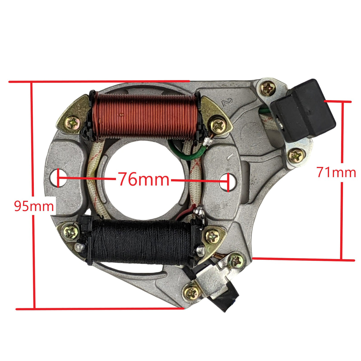 Stator Magneto - 2-Coil - 50cc-110cc - Version DY100