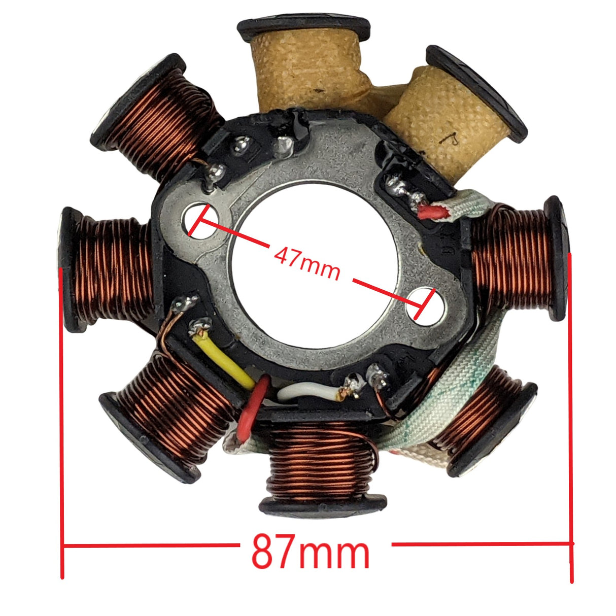 Stator Magneto - 8-Coil 5-Wire - GY6 50cc Scooter