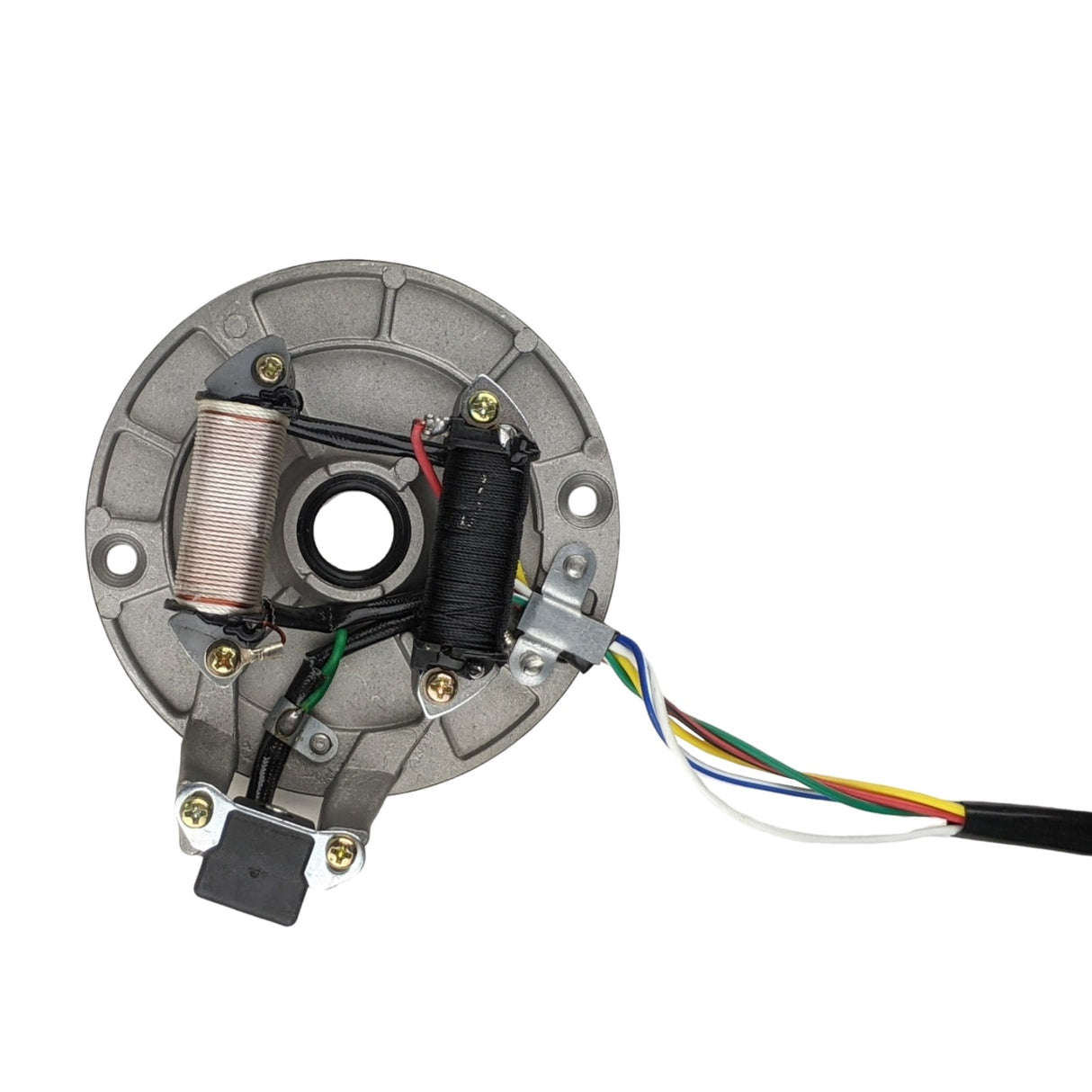 Stator Ignition Magneto Plate 2 Coil 5 Wires Plug for 4 stroke DB 007 DB X5 X7 X18 JH70 50cc-125cc Apollo Dirt Pit Bike