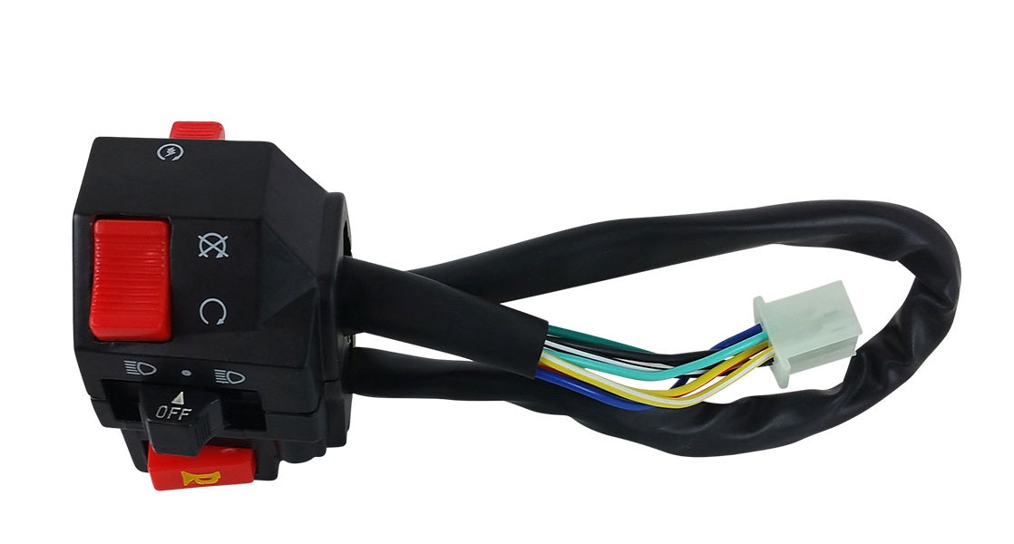 Handlebar Switch - 7 Wire - Left - Version Kazuma Falcon 110