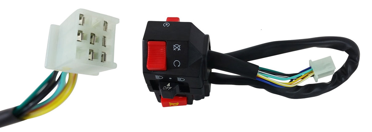 Handlebar Switch - 7 Wire - Left - Version Kazuma Falcon 110